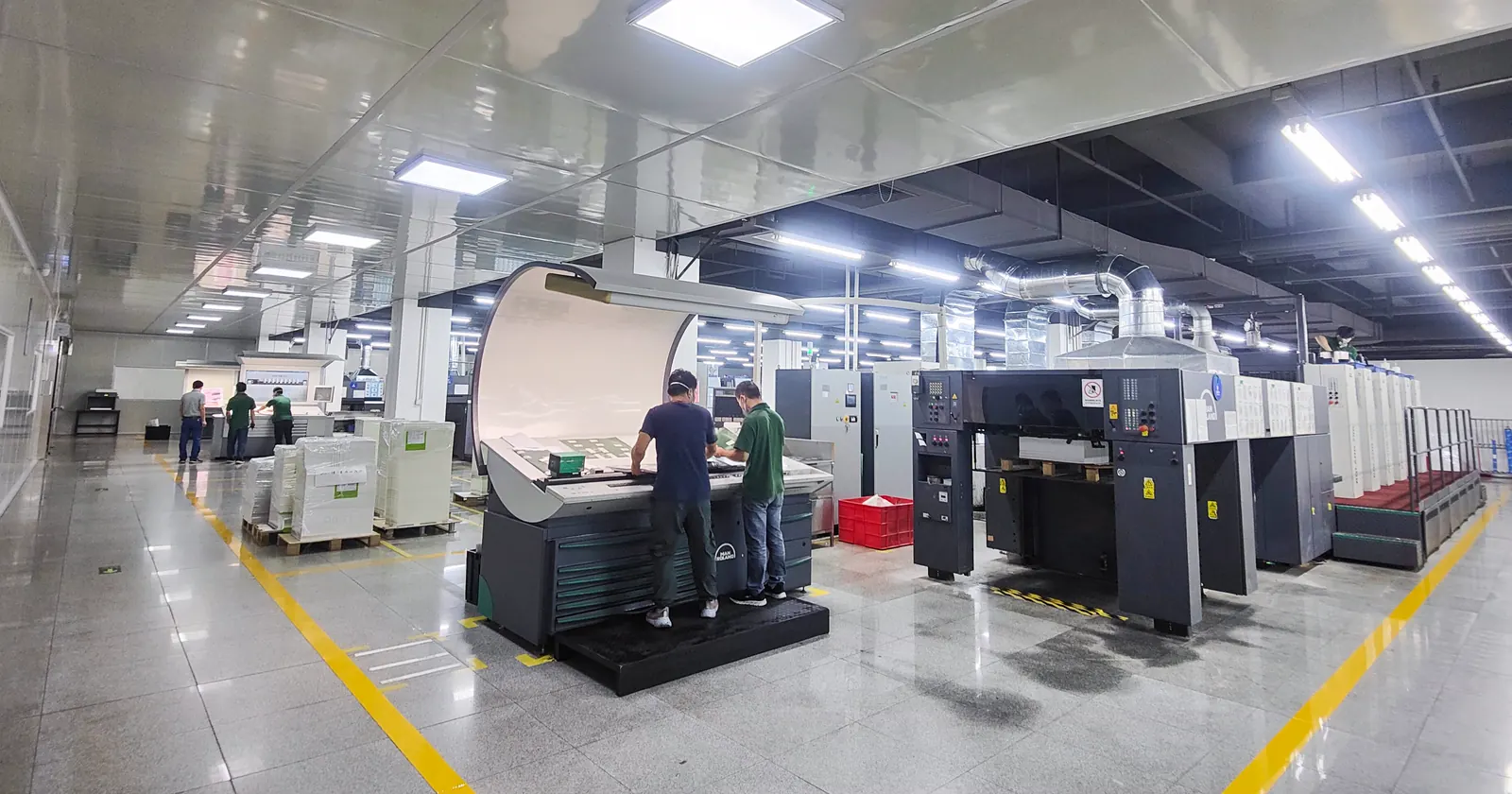 Print-sheet review during packaging production